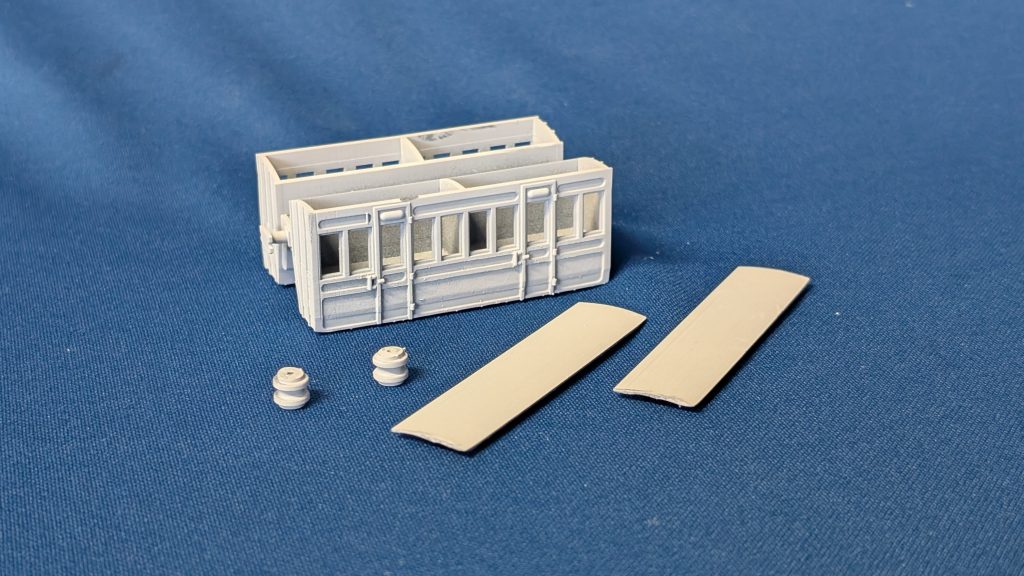00 Scale Listowel Lartigue Coach and Mobile Steps