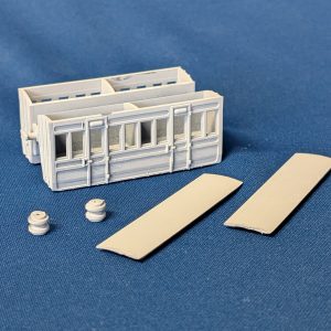 00 Scale Listowel Lartigue Coach and Mobile Steps