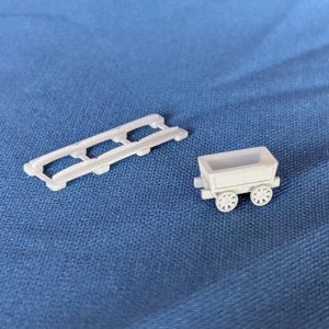 N Gauge Plateway Truck and Track (Static and Working Versions)