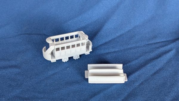 N Gauge Freelance Horse Tram (free-rolling or motorised)