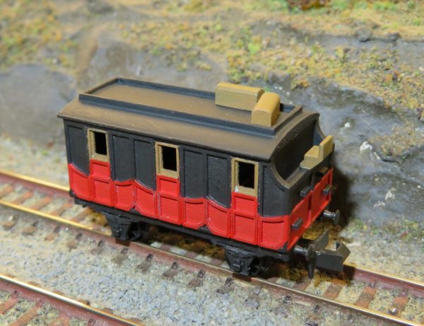 N Gauge Liverpool & Manchester Railway Mail Coach